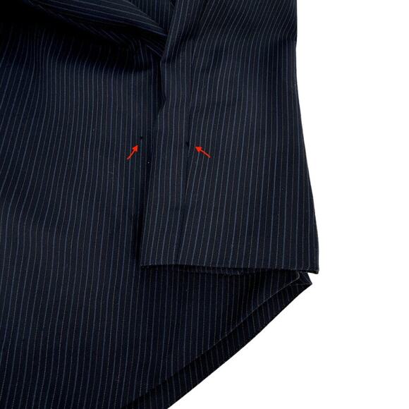 THE GREAT. The Swing Blazer in Navy Stripe 0|XS - Picture 8 of 13